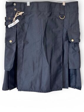Damn Near Kilt 'Em Men's Black Greenhorn Utility Kilt